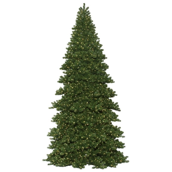 Vickerman 14' x 84" Oregon Fir Artificial Christmas Frame Tree, Warm White Dura-lit LED Lights