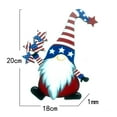 thumbnail image 4 of AZXY 4th of July Decorations Outdoor,Patriotic Yard Signs,Steel Branch Gnomes Decoration Metal Tree Art Metal Gnomes Garden Steel, 4 of 9