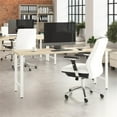 thumbnail image 3 of Pemberly Row Engineered Wood 72W x 24D Computer Desk w/ Metal Legs - Natural Elm, 3 of 9