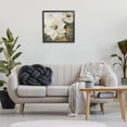 thumbnail image 3 of Stupell Industries Two Magnolia Blossoms Botanical & Floral Painting Black Framed Art Print Wall Art, 24 x 24, 3 of 10