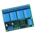 thumbnail image 2 of Módulo de control de relé, módulo de relé de 4 canales Controlador de interruptor de placa de control DC 24V Accesorio para electrónica, 2 of 8