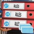 thumbnail image 4 of CNKOO Small Number Stickers  10 Sheets Colourful Number Stickers 1-50 Self Adhesive Round Numbered Stickers Label Sticker for Office Storage Inventory Classification Boxes, 4 of 6