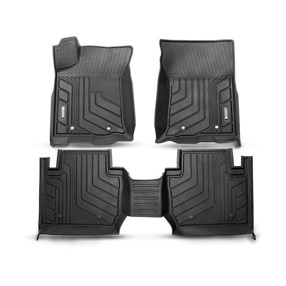 Floor Mat Set 3 - Compatible with 2016 - 2020 Toyota Tacoma Extended Cab Pickup 4-Door 2017 2018 2019