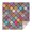 Multicolor Ethnic Mandala-2, variant on Multicolor Ethnic Mandala Pattern Square Tablecloth,Waterproof Square Table Cover,Wipeable Spillproof Washable Table Cover for Home Kitchen Party Decor 42"X42"(107x107cm)
