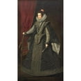 thumbnail image 2 of Diego Velázquez 12x18 Gold Ornate Wood Frame and Double Matted Museum Art Print Titled - Isabella of Bourbon. First Queen of King Philip IV (1613 - 1660), 2 of 4