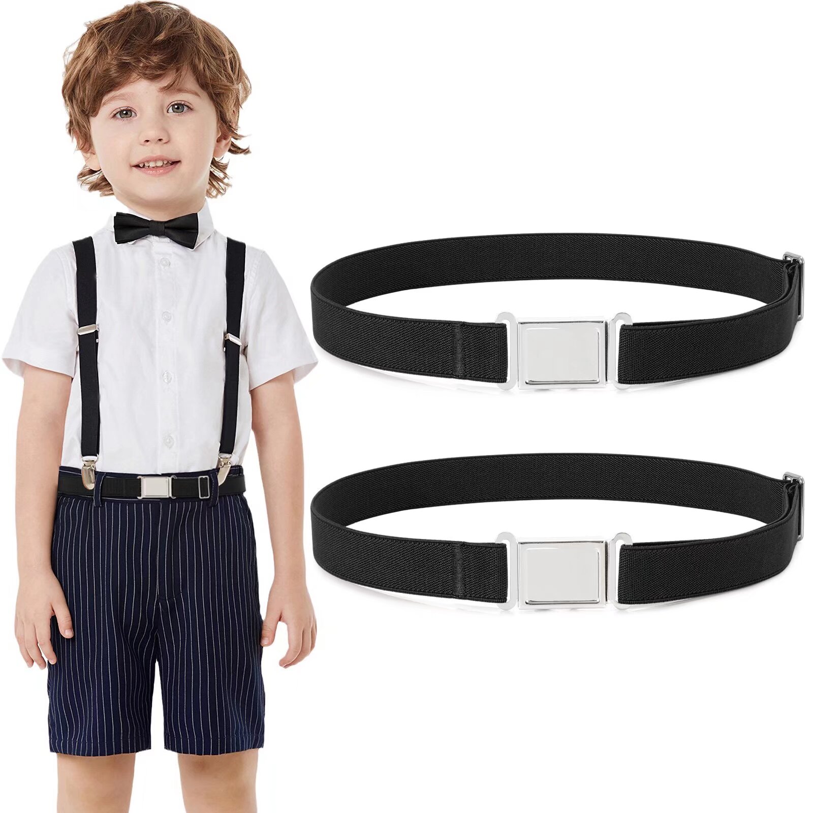 Whippy Kids Adjustable Elastic Belt with Magnetic Buckle photo 1