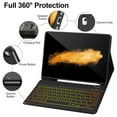thumbnail image 4 of Funda Con Teclado Para Tableta IOS De 10,2 Pulgadas 7.º 8.º 2019/9.º 2020, Para Air3 De 10.5 Pulgadas, Para Pro 10.5 Pulgadas 2017, Teclado Desmontable Con Luz RGB, 4 of 7