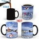 thumbnail image 1 of Tazas Pareja Taza que cambia de color Interesante Agua caliente Gradiente de temperatura Café Desayuno Té Taza de cerámica Una taza, 1 of 9