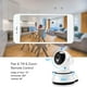 Popvcly Baby Monitor 1080P Mini Pan/Tilt Wifi IP Camera Auto Tracking