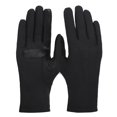 thumbnail image 1 of Guantes elásticos Isotoner de elastano para mujer para climas fríos, guantes de conducción SmarTouch de invierno con repelente al agua SmartDri, agarre de piel sintética, negros, 1 of 8