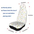thumbnail image 4 of Sikiie Floral Car Seat Protector 2 Pack Car Seat Cushion Mat, Car Seat Covers for SUV, Truck, Van, 4 of 7