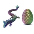 thumbnail image 3 of Zobetro Cesta de Pascua con diseño de dragón impreso en 3D, huevo sorpresa, dragón ejecutivo, juguetes de escritorio, rellenos decorativos de huevos de Pascua, regalos de Pascua para niños, decoración, 3 of 7