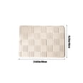 thumbnail image 3 of Bathroom Water Absorbing Door Mat Convenient Wash Lightweight Fabric Water Absorption Non Slip Floor Mat, 3 of 6