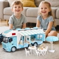 thumbnail image 7 of SaveJoy 1:12 Remote Control Cars for Boys Girls Age 3-8, RC Cars  Recreational Vehicle Toy Campervan Motorhome with Playset, 7 of 7