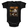 thumbnail image 1 of Motley Crue Barboteuse T-Shirt Noire pour Bébé avec Feu et Fil, 1 of 2
