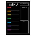 thumbnail image 2 of SNGMN Magnetic Meal Planner, Dry Erase Weekly Menu Board, Refrigerator Calendar Memo Notepad 10" x 14", 2 of 8