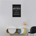 thumbnail image 3 of Motivational Wall Art Inspirational Pictures Prints on Canvas Inspiring Entrepreneur Quotes Posters Greatness Noun Work Painting Artwork Office Home Gift Frame Ready to Hang12x18, 3 of 6