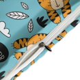 thumbnail image 4 of HAHDAXIA Tiger Cute Pattern Bedding Solid Comforter Set for All Seasons,3 Pieces(1 Comforter+2 Pillowcases),Soft Microfiber Bedding Set Twin(86"x70"), 4 of 7