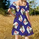thumbnail image 3 of Vestido sin mangas con patrón de caja de fideos para llevar traje de festival para mujer vestido de moda para mujer, 3 of 6
