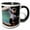 Black/White, variant on 3drose, Douc Langur Monkey, 11oz Magic Transforming Mug