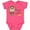 Vintage Hot Pink, variant on Inktastic Mommy's Little Monkey Boys or Girls Baby Bodysuit