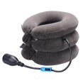 thumbnail image 1 of Dispositivo de tracción cervical, soporte de cuello inflable (gris), collarín ajustable que es bueno para la alineación de la columna y el alivio del dolor de cuello crónico, tracción, 1 of 5