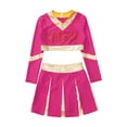 thumbnail image 3 of ZDHoor Girls Cheerleading Costume Dance Outfits Skirt Set Fancy Dress for Halloween Party Birthday Hot Pink 10, 3 of 5