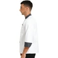thumbnail image 3 of iEFiEL Mens Chef Coat Long Sleeve Kitchen Cooking Uniform Jacket with Chest Arm Pockets White XL, 3 of 7