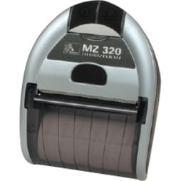 Zebra MZ 320 Mobile Direct Thermal Printer, Monochrome, Portable, Receipt Print, USB, Bluetooth, Battery Included