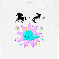 thumbnail image 4 of Inktastic Unicorn Plus Mermaid Equals Narwhal- cute Boys or Girls Baby Bodysuit, 4 of 5