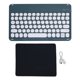 thumbnail image 2 of Teclado inalámbrico inalámbrico Delgado, teclado recargable de 10 pulgadas, teclado redondo ergonómico teclado para computadora portátil para computador, 2 of 7