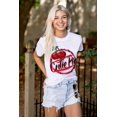 thumbnail image 3 of Retro Airbrushed Cherry Cutie Pie Women's Graphic T Shirt Tees Brisco Brands S, 3 of 5
