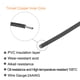 thumbnail image 3 of Uxcell 24AWG 24 Gauge Cable Trenzado de Conexión PVC Cobre Estaño 164ft Negro, 3 of 7