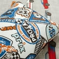 thumbnail image 6 of Lush Decor Printed Race Cars Soft Reversible Oversized Quilt Blue/Orange 5Pc Set Twin, 6 of 9