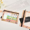 thumbnail image 4 of 2 Pack Flip Folders with Clear PVC Window Binder Pouches 3-Ring Binder Organizer for Office & Home Cute Animal Print Bows, 4 of 6