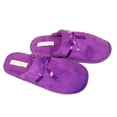thumbnail image 3 of XOXO Ladies Soft Terry Slip On Slippers Small 5-6, Purple, 3 of 3