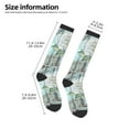 thumbnail image 5 of Haiem Vintage Rose1 Socks, Funny Novelty Crazy Design Cotton Socks Sports Socks Knee High Socks For Men, Women,1Pairs - Gift For Working Friends, 5 of 9
