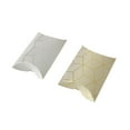 thumbnail image 4 of 50 Pieces Pillow Candy Box Paper Holiday Party Celebration Chocolates Favors Biscuit Snacks Storage Case Package for Kids Silver Pattern, 4 of 9