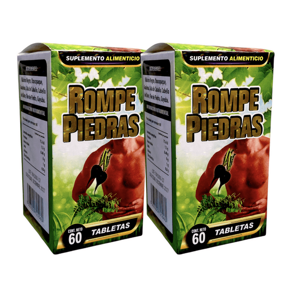 Rompe Piedras 60 tabletas The King Paquete de 2