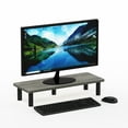 thumbnail image 4 of Furinno Turn N Tube Corner Design Tool Free Assembly Monitor Riser Stand, French Oak/Black, 4 of 4