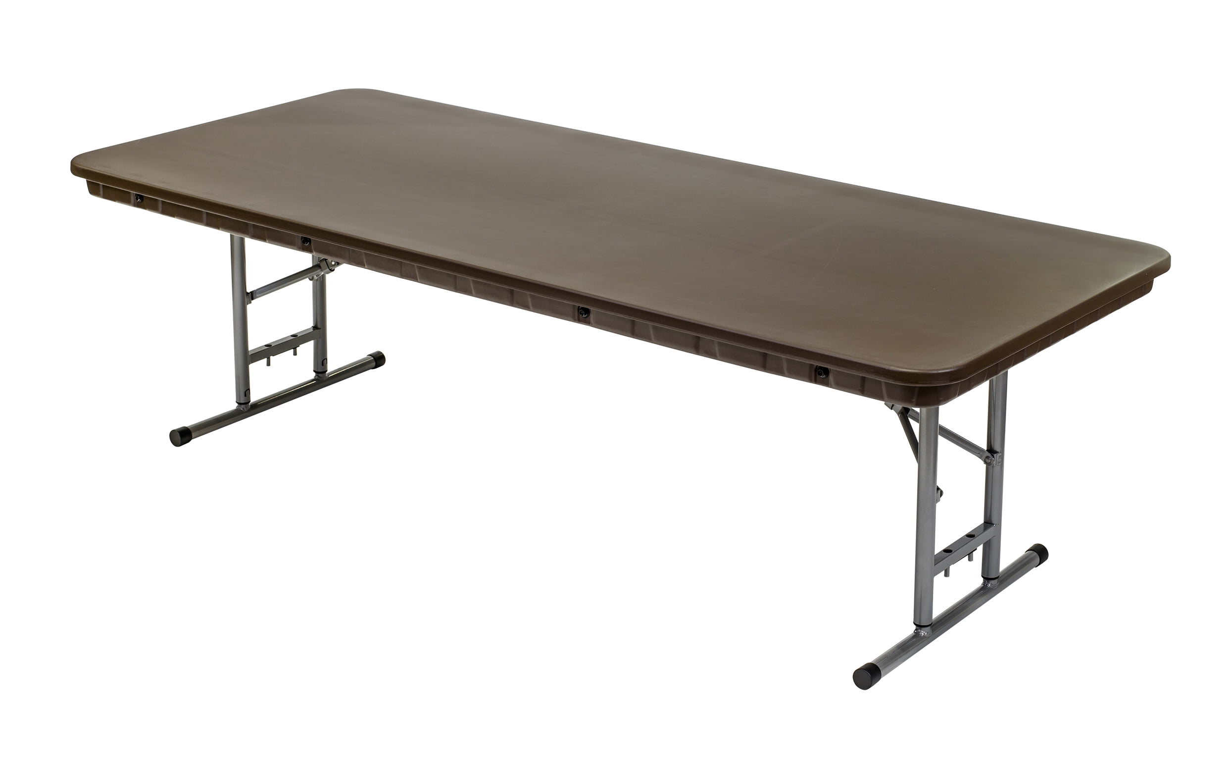 Table - 6'X30" Children's Rhino Resin Banquet Adjustable - Brown