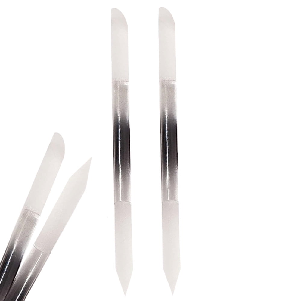 2 Pcs Glass Cuticle Pusher Cuticle Remover Tool Double Sided Cuticle