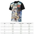 thumbnail image 2 of Genshin Impact Shirts Men's Short Sleeve Printed T-Shirt Graphic Comfortable Tee Tops Summer Blouse 2XL, 2 of 5