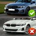 thumbnail image 3 of WheelX 3Pcs Front Bumper Lip fit for Compatible with BMW G20 3-Series 330e 330i M340i 320i M-Sport Only 2023-2025, Front Lip Spoiler Body Splitter, GT-Style, ABS (Glossy Black), 3 of 8