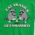 thumbnail image 3 of Instant Message - Eat Trash Get Smashed - Men's Short Sleeve Graphic T-Shirt, 3 of 6