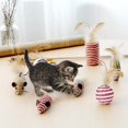 thumbnail image 3 of TIMIFIS Cat Toys 7PCS Toy Combination Set Small Fish Wooden Rod Mouse Funny Stick ToyFall/Winter, 3 of 6