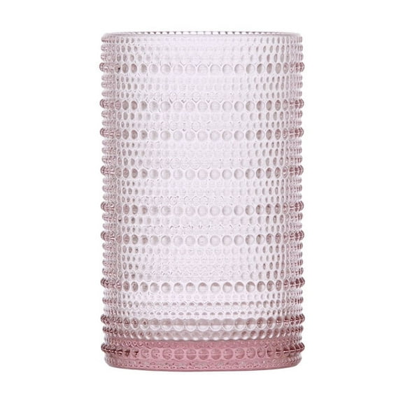 D&V By Fortessa Jupiter Iced Beverage Glass, 13 Ounce, Set of 6 (Pink)