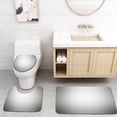 thumbnail image 1 of Juego de alfombras de baño ABPHQTO Gris Desteñido Oscuro 3 piezas, 1 of 2