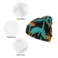 thumbnail image 3 of Pofeuu Palm Trees Print Beanie Hat for Men Women Knit Winter Hat Warm Cuffed Skull Beanie Slouchy Soft Unisex, 3 of 6