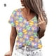 thumbnail image 3 of Qarigey Camiseta novedosa de poliéster para niñas, camisetas de manga larga frescas y dulces, cómodas y ligeras, para mujeres Prendas para la parte del cuerpo púrpura S, 3 of 6
